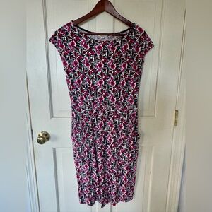 Boden Florrie Jersey Dress - Floral Print Sz 6 EUC